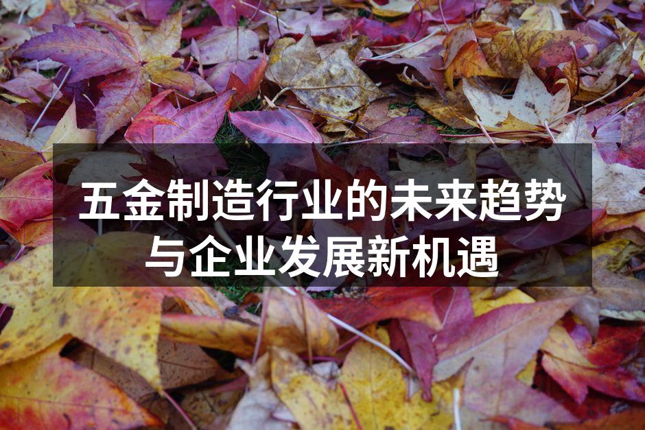 五金制造设备的智能化升级